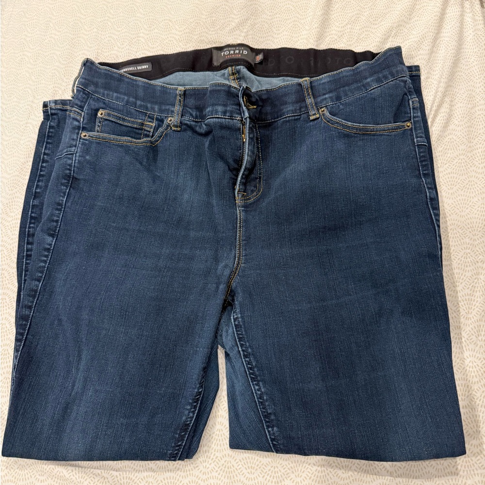 Torrid Dark Indigo Straight Leg Jeans